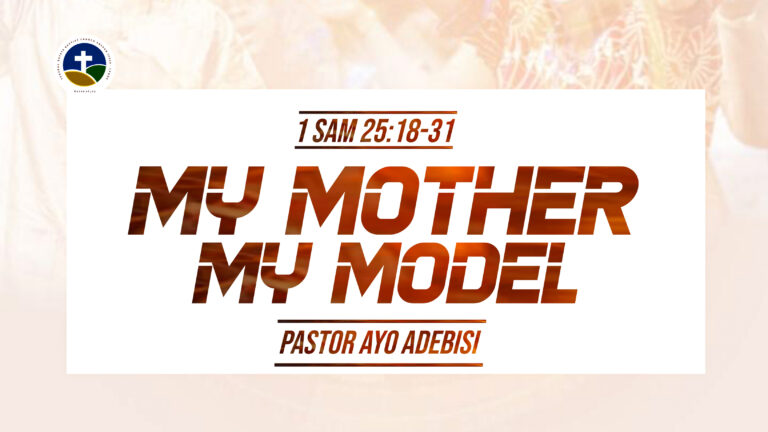 MY MOTHER MY MODEL