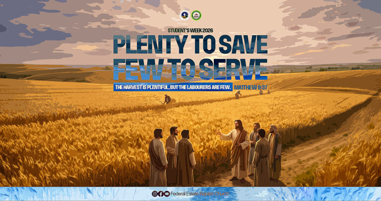 PLENTY TO SAVE FEW TO SERVE